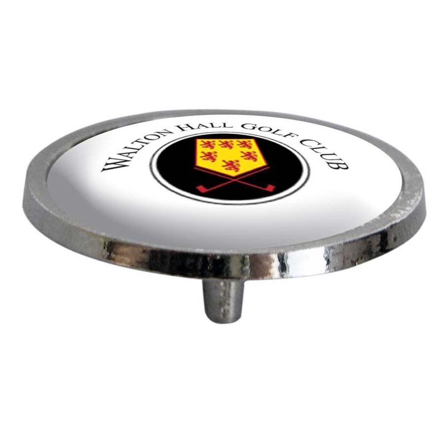 Custom Logo Studded Metal Ball Marker Pack of 50pcs JS International