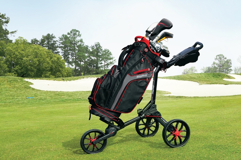 Bag Boy Nitron Trolley Black Red JS International